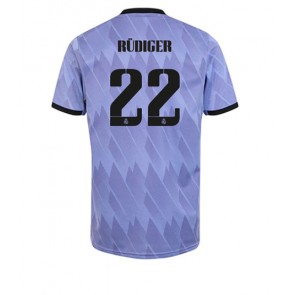Real Madrid Antonio Rudiger #22 Bortatröja 2022-23 Kortärmad